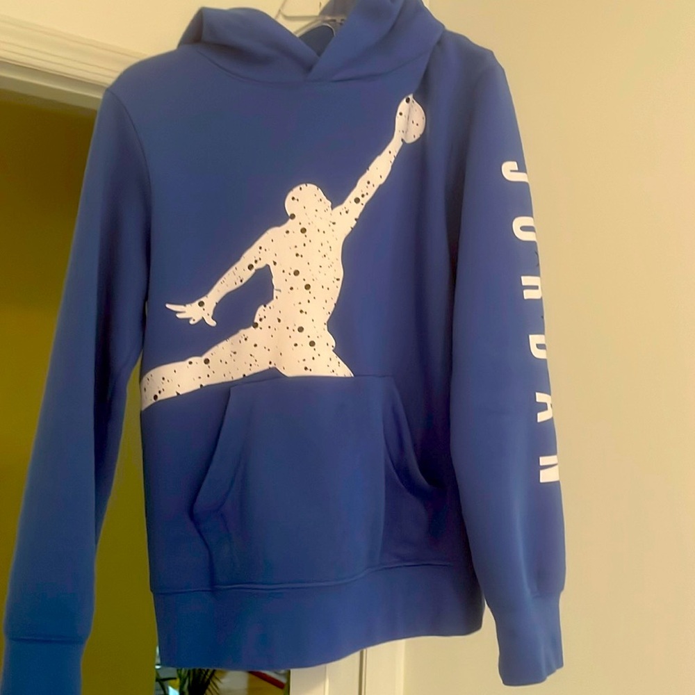 Jordan iconic Blue hoody, Youth